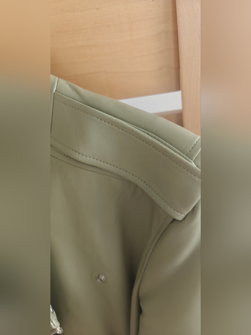 Theory Leather Moto Jacket Women - Picture 10 of 10